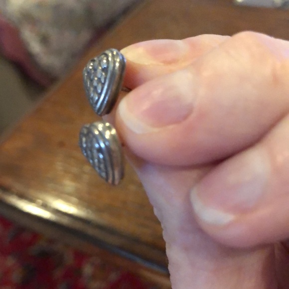 Brighton Hearts ♥️ Silver Post Earrings - Picture 4 of 4